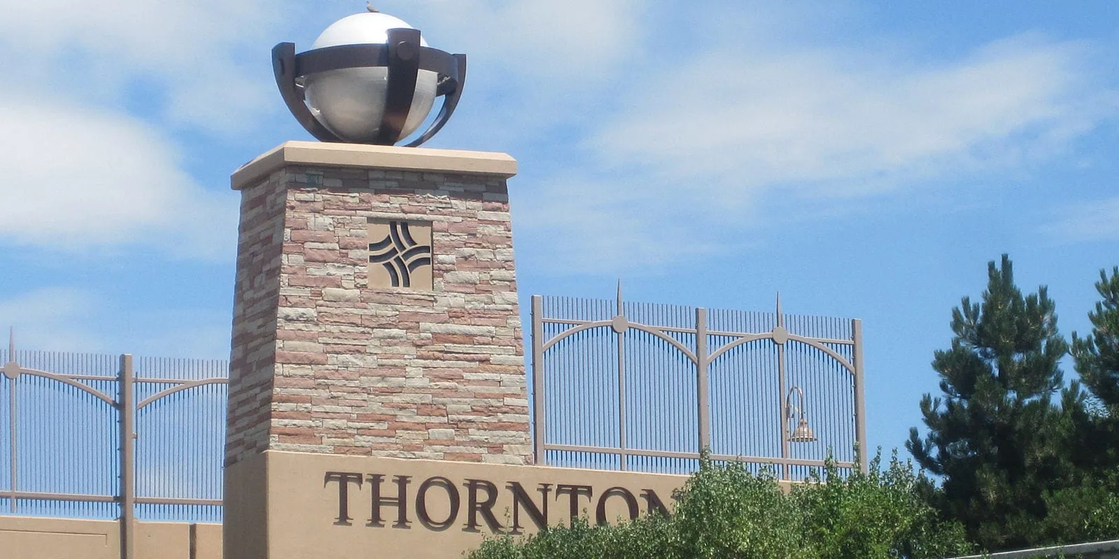 Thornton city entry monument